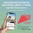 Голосование по выбору населением объектов благоустройства по федеральной программе «Формирование комфортной городской среды»
