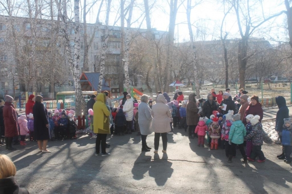 В детском саду прошли тренировочные занятия по эвакуации